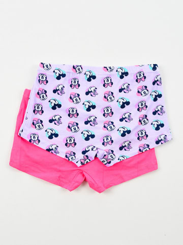 Disney Minnie Mouse Pełne majtki (2 pary) "Minnie" w kolorze różowo-fioletowym