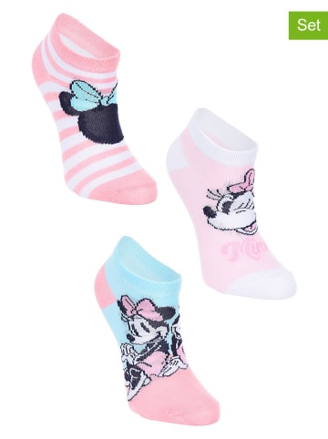 Disney Minnie Mouse 3-delige set: sokken "Minnie" lichtroze