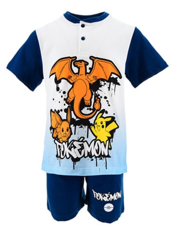 Pokémon Pyjama "Pokémon" in Blau/ Weiß