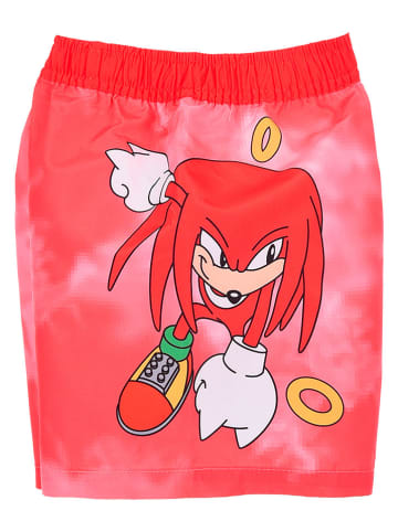 Sonic Szorty kąpielowe "Sonic Classic" w kolorze czerwonym