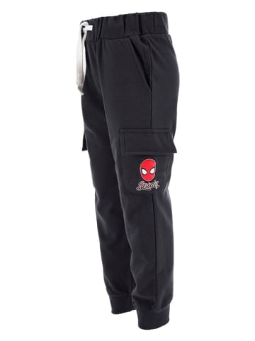 Spiderman Spodnie dresowe "Spider-Man" w kolorze antracytowym