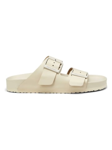 Marc O'Polo Shoes Leder-Pantoletten in Beige