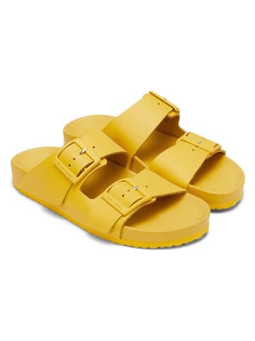 Marc O'Polo Shoes Leren slippers geel