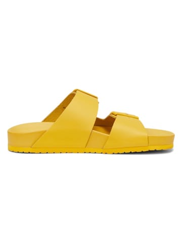 Marc O'Polo Shoes Leren slippers geel