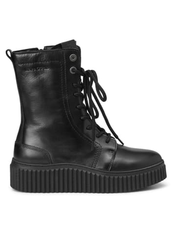 Marc O'Polo Shoes Skórzane botki w kolorze czarnym