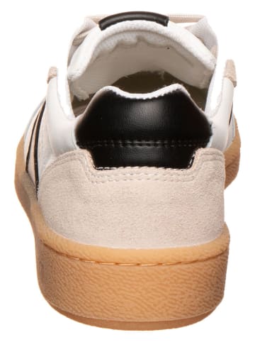 Marc O'Polo Shoes Skórzane sneakersy w kolorze kremowo-beżowo-czarnym