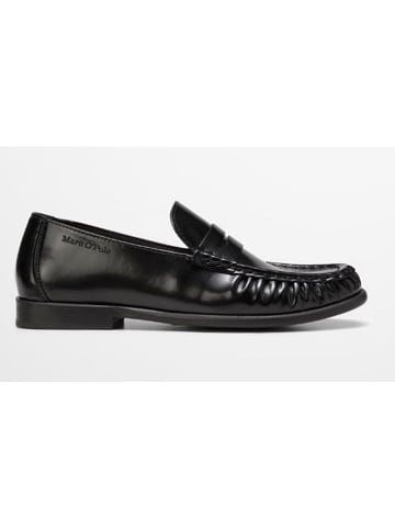 Marc O'Polo Shoes Leder-Mokassins in Schwarz