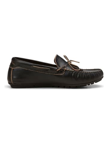 Marc O'Polo Shoes Leren mocassins zwart