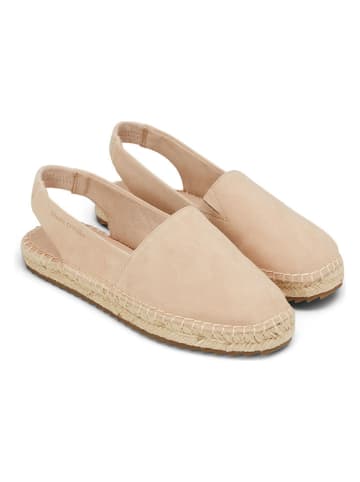 Marc O'Polo Shoes Skórzane espadryle w kolorze kremowym
