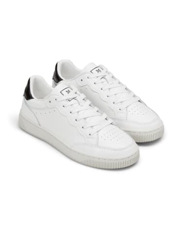 Marc O'Polo Shoes Leren sneakers wit/zwart