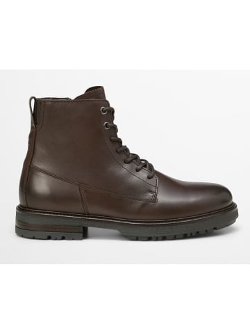 Marc O'Polo Shoes Leder-Boots "Rony" in Braun