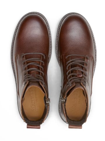 Marc O'Polo Shoes Leder-Boots "Rony" in Braun