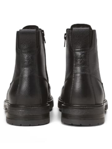 Marc O'Polo Shoes Skórzane botki "Rony" w kolorze czarnym