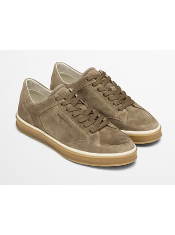 Marc O'Polo Shoes Skórzane sneakersy "Enrique" w kolorze jasnobrązowym