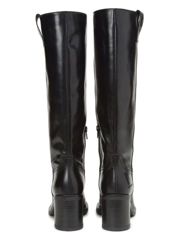 Marc O'Polo Shoes Leder-Stiefel in Schwarz