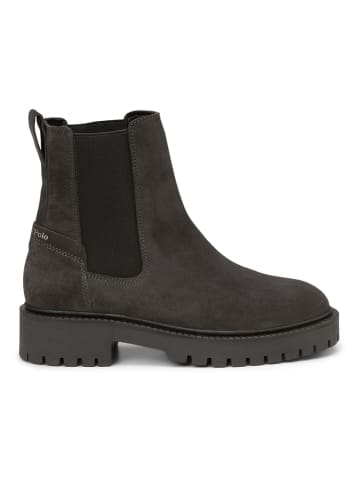 Marc O'Polo Shoes Leder-Chelsea-Boots in Anthrazit