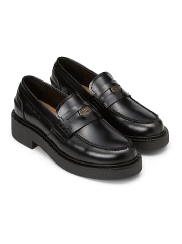 Marc O'Polo Shoes Leren mocassins zwart