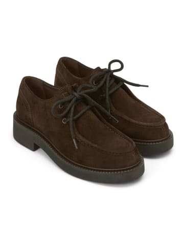 Marc O'Polo Shoes Leder-Schnürschuhe in Braun