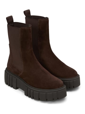 Marc O'Polo Shoes Leder-Chelsea-Boots in Braun