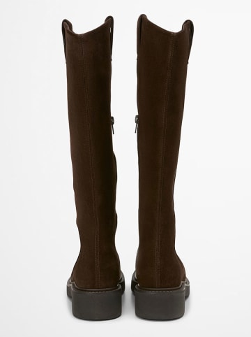 Marc O'Polo Shoes Leder-Stiefel "Perla" in Braun