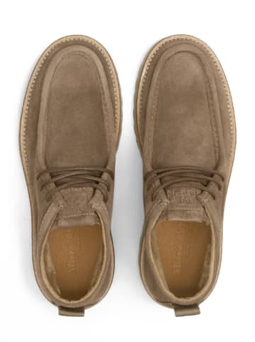 Marc O'Polo Shoes Skórzane trzewiki "Jack" w kolorze beżowym