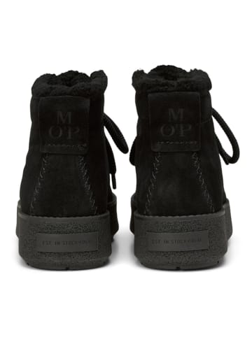 Marc O'Polo Shoes Leder-Boots in Schwarz