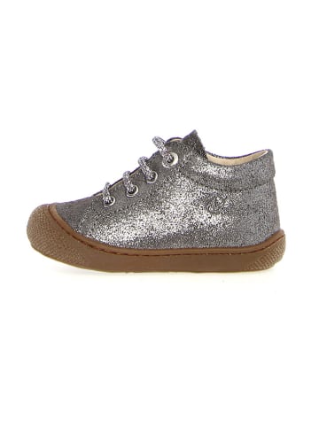 Naturino Leder-Lauflernschuhe "Cocoon" in Silber