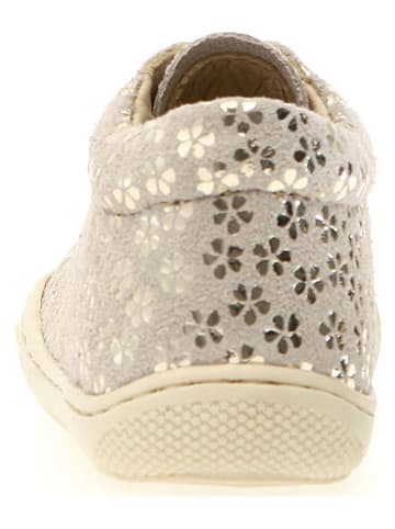 Naturino Leren loopleerschoenen "Cocoon" beige/goudkleurig