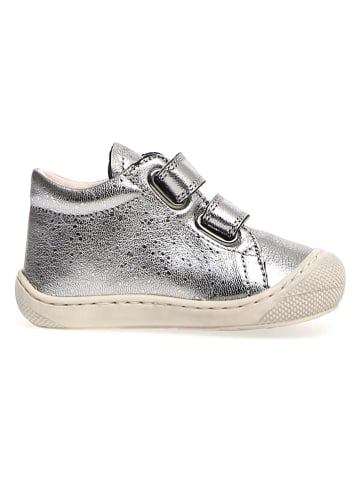 Naturino Leder-Lauflernschuhe "Cocoon" in Silber