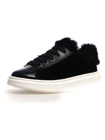 Naturino Leder-Sneakers "Tinie" in Schwarz