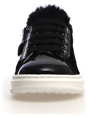 Naturino Skórzane sneakersy "Tinie" w kolorze czarnym