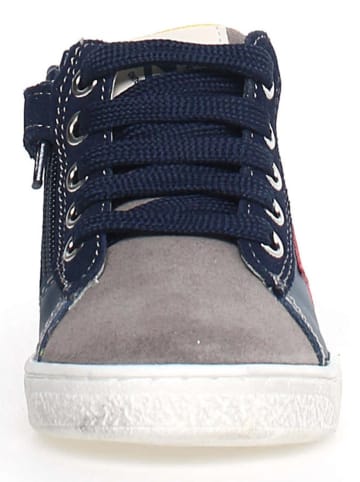 Naturino Leren sneakers "Pinn" donkerblauw/grijs