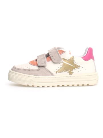 Naturino Leder-Sneakers "Hess" in Creme/ Pink