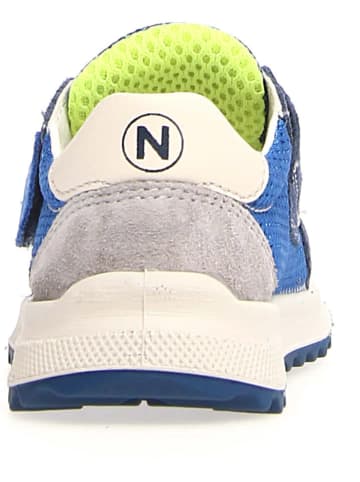 Naturino Leder-Sneakers "Wondi" in Blau/ Grau/ Creme