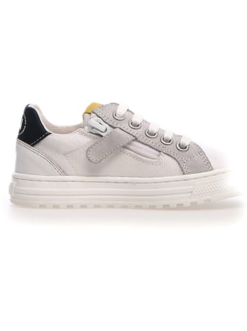 Naturino Leren sneakers wit/geel