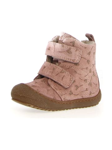 Naturino Leder-Boots in Rosa
