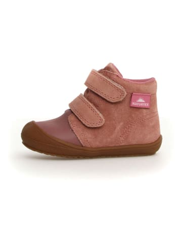 Naturino Leren enkelboots "Leoti" lichtroze