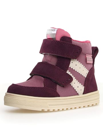 Naturino Leren sneakers "Tabby" paars/lichtroze