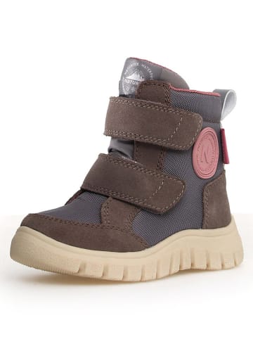 Naturino Winterboots "Geminae 3" in Taupe/ Grau