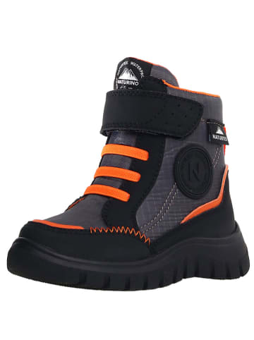 Naturino Winterboots "Drezz" zwart/grijs/oranje