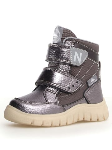 Naturino Winterboots "Rivo" in Silber/ Grau