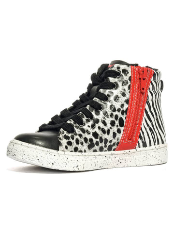 Primigi Sneakersy "Lux" w kolorze biało-czarnym