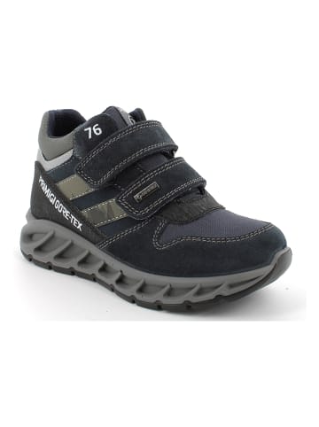 Primigi Leder-Sneakers in Schwarz/ Grau