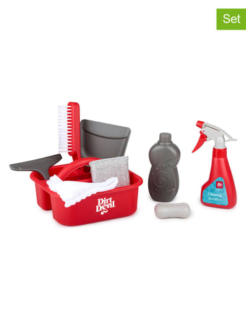 Dirt Devil 8-delige huishoudhulpjes-speelset rood/grijs - vanaf 4 jaar