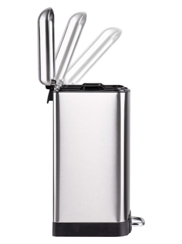 Dirt Devil Tretmülleimer in Silber - 12 l