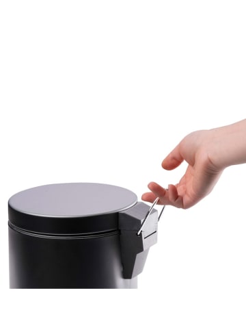 Dirt Devil 2er-Set: Tretmülleimer in Schwarz - 3 l