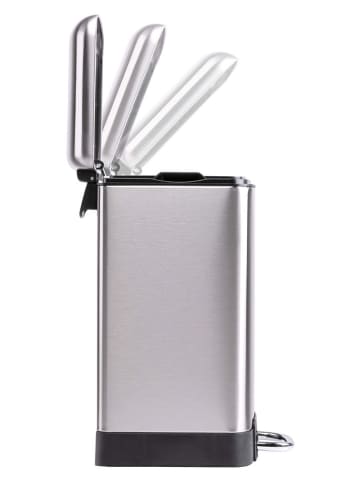 Dirt Devil Kosz w kolorze srebrnym na śmieci - 6 l