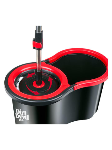 Dirt Devil 2-delige dweilset zwart/rood