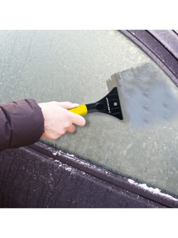 Dunlop Fensterabzieher & Eiskratzer in Schwarz/ Gelb - (L)31 cm