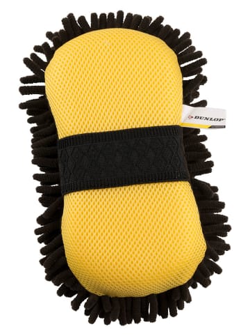 Dunlop Gąbka w kolorze czarno-żółtym do czyszczenia samochodu - dł. 26 cm